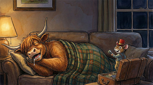 Maurice waits in the dark